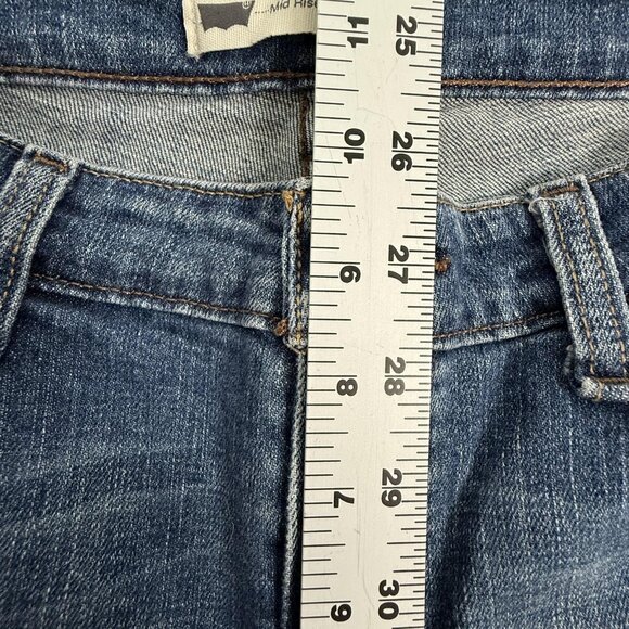 Levi's Jeans Womens 10S Mid‎ Rise Skinny Blue Medium Wash Stretch Denim - Picture 7 of 9